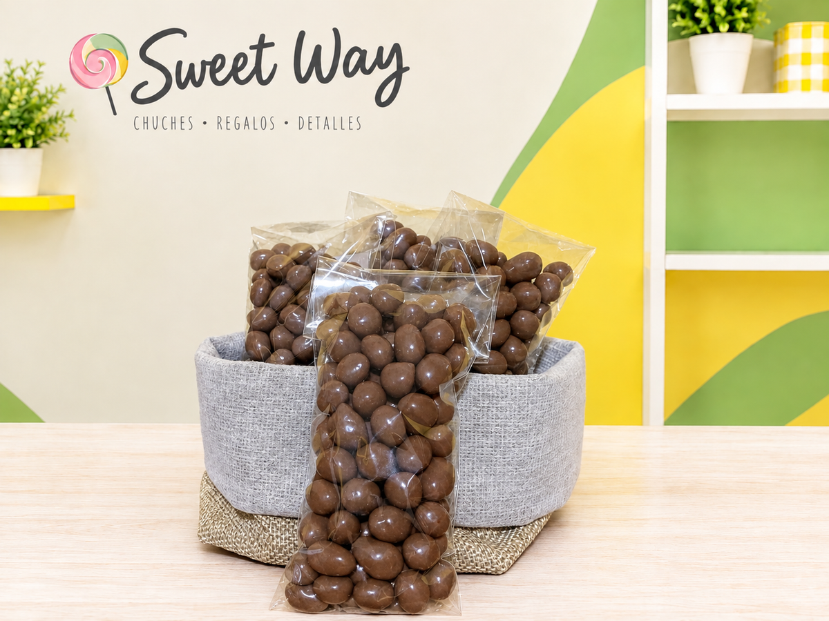 Bolsa cacahuete chocolate con leche 100gr