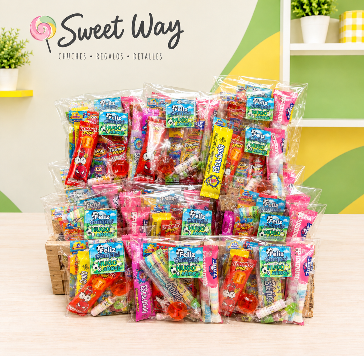 Bolsas de chuches personalizadas